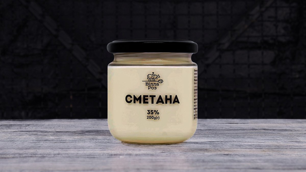 Сметана 35% 200 г Вилла Роз - Мястория