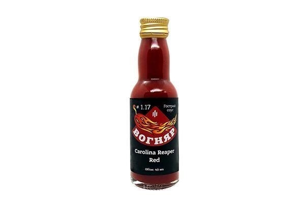 Соус Вогняр Carolina Reaper Red, 40 мл - М'ясторія