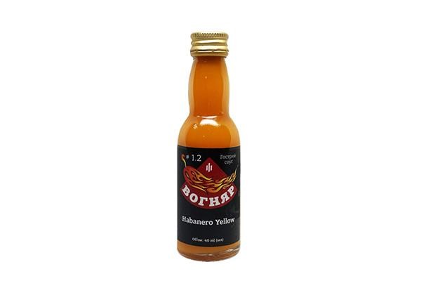 Соус Вогняр гострий Habanero Yellow, 40 мл - М'ясторія