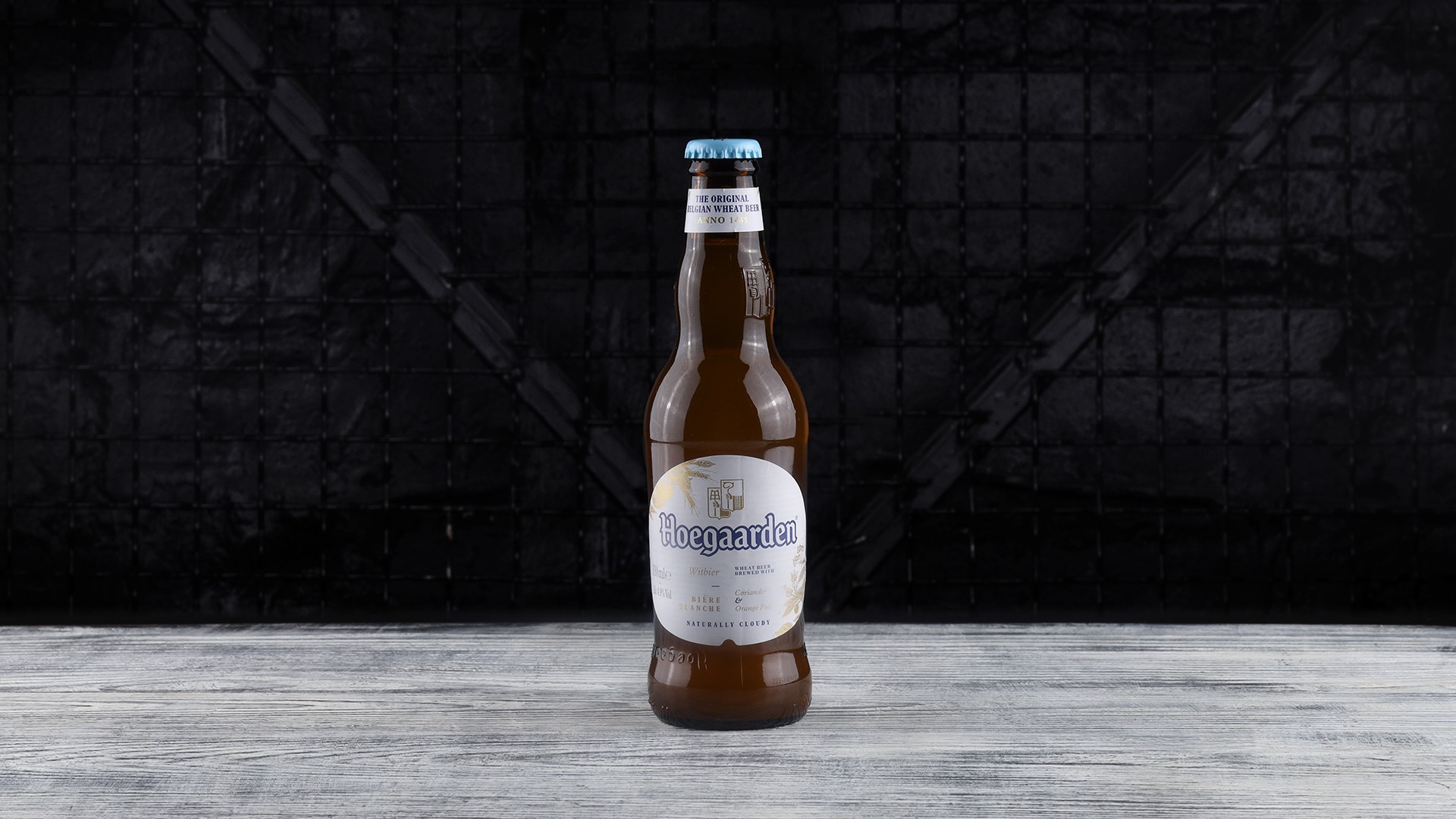 ≡ Пиво Hoegaarden White 330 мл ᐈ купить по цене 115 грн/пляш 0,33 с  доставкой по Киеву и Украине | Интернет-магазин МЯСТОРИЯ