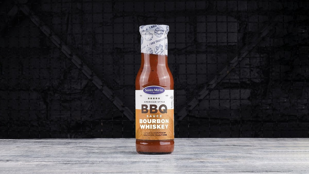 Соус BBQ Bourbon Whiskey Santa Maria 365 г - М'ясторія
