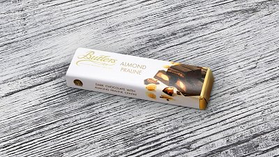 BUTLERS Батончик шоколадный с миндальным пралине - Мястория