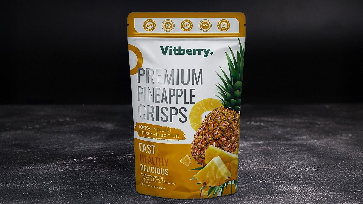 Сублимированный ананас Vitberry 30 г - М'ясторія