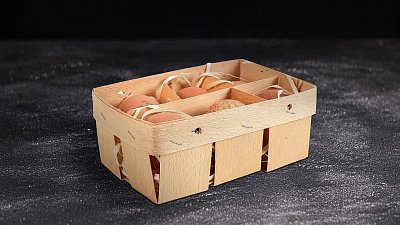 Яйца цесарки французской ТМ Шаничи, 6 шт. - Мястория
