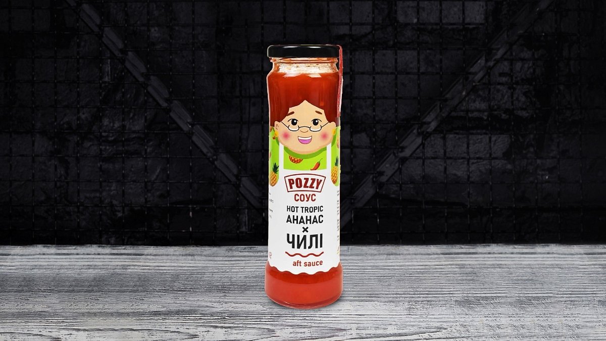 Соус Hot tropic «Ананас и чили» Pozzy 225 г - Мястория