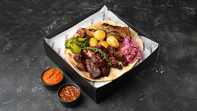 Гриль-бокс мясной «Для двоих»
 (780 г) - Мястория