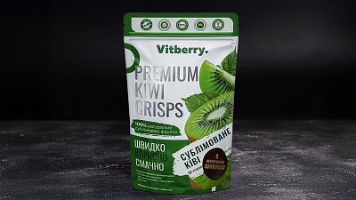 Сублимированное киви в молочном шоколаде Vitberry 50 г - Мястория