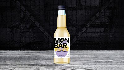 Сидр Monbar Яблоко-Бузина полусухой 4,4% 330 мл - Мястория