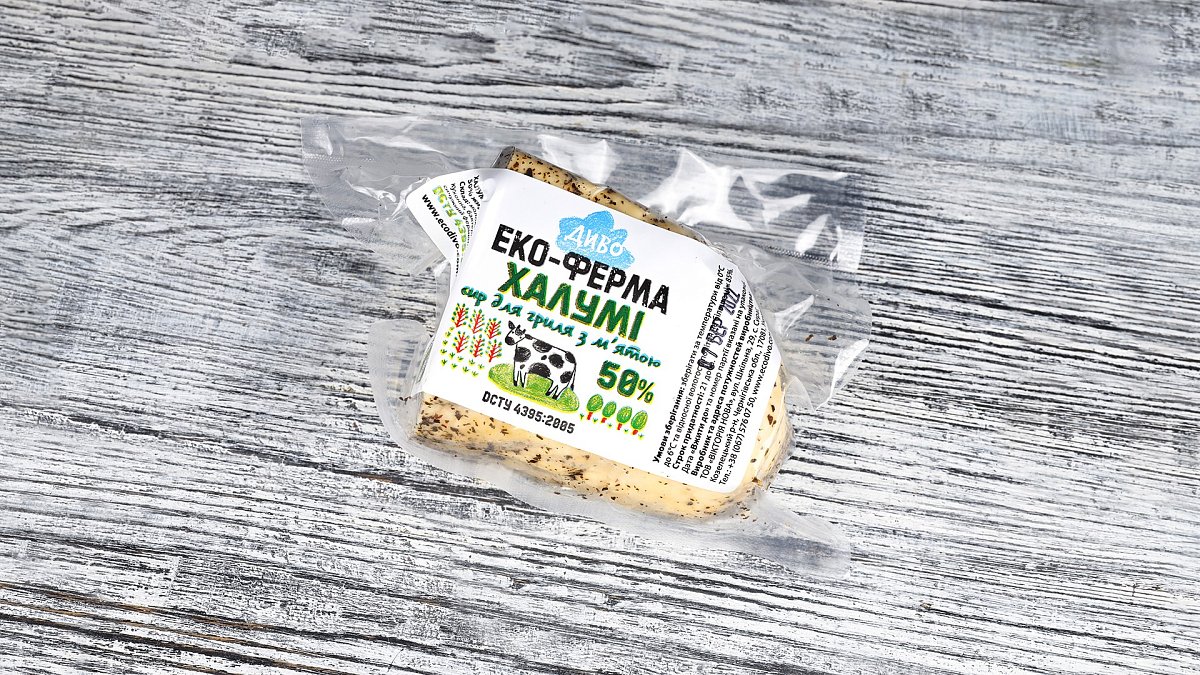 Сир Халумі М`ята ЕкоФерма - М'ясторія