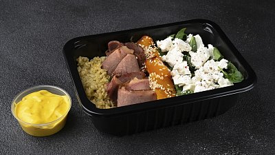 Боул с говяжьим пастрами и булгуром - Мястория