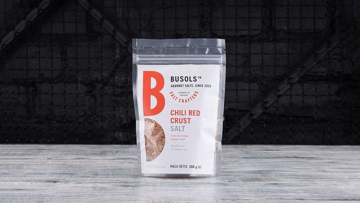 Сіль на основі перцю чилі Busols 200 г - М'ясторія