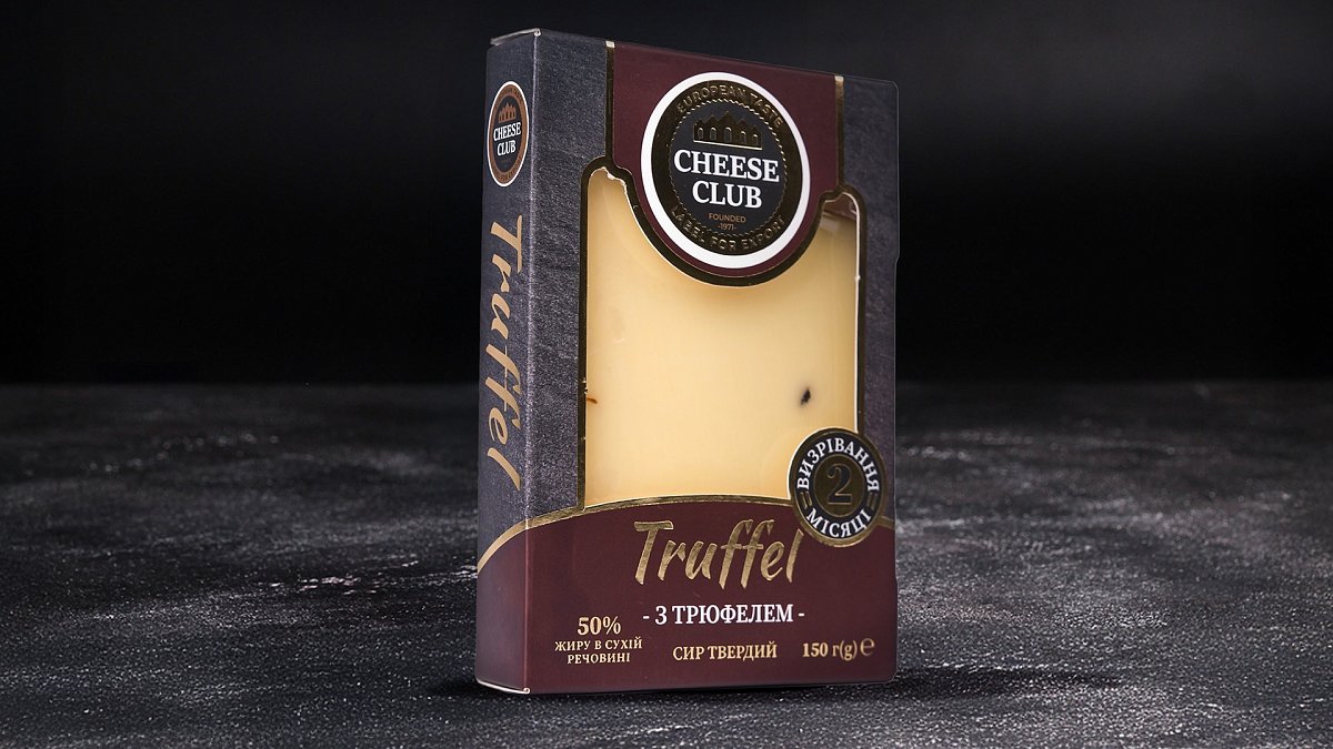 Сыр TARTUFI с трюфелем 50% Клуб Сыра 150 г - Мястория