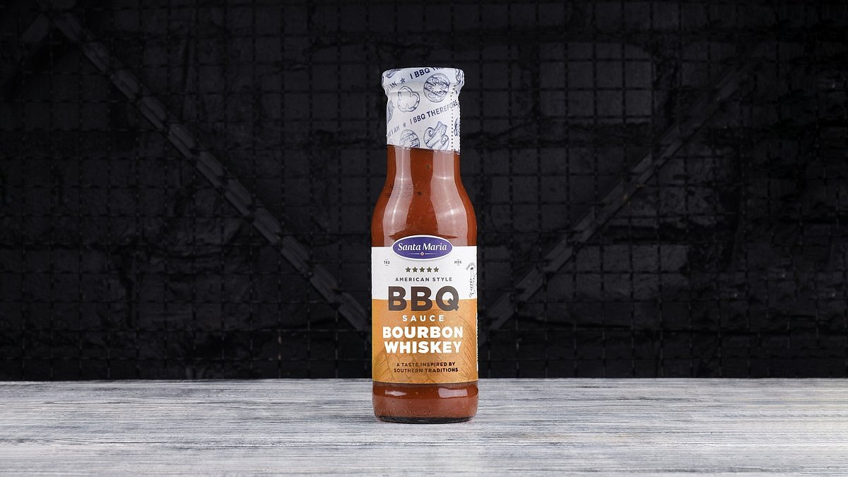 Соус BBQ Bourbon Whiskey Santa Maria 365 г - М'ясторія