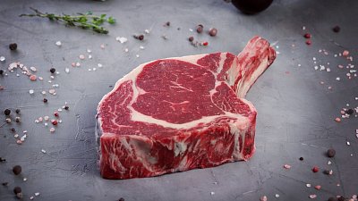 Стейк Рибай Абердин на кости Dry-aged beef - Мястория