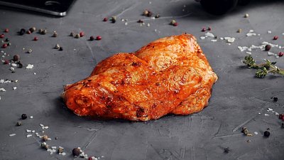 Бедро куриное в маринаде барбекю - Мястория