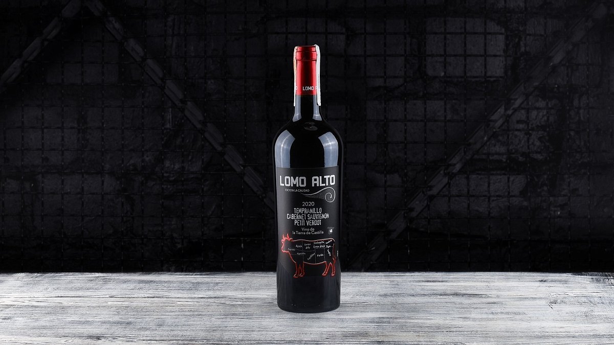 Вино красное сухое Tempranillo-Cabernet Sauvignon-Petit Verdot Lomo Alto 0,75 л - Мястория