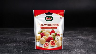 Клубника в белом шоколаде Rois 100 г - Мястория