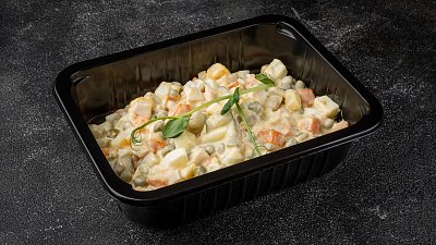 Оливье с курицей  - Мястория