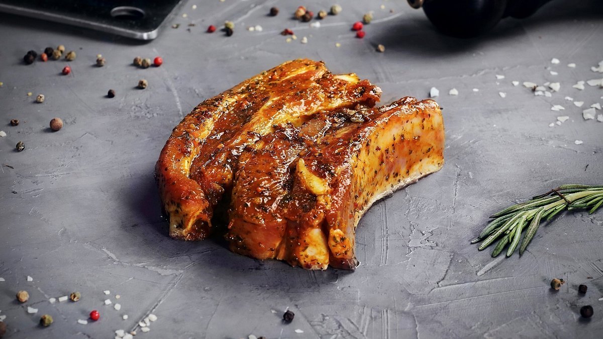 Рёбра свинные в кисло-сладком маринаде - Мястория