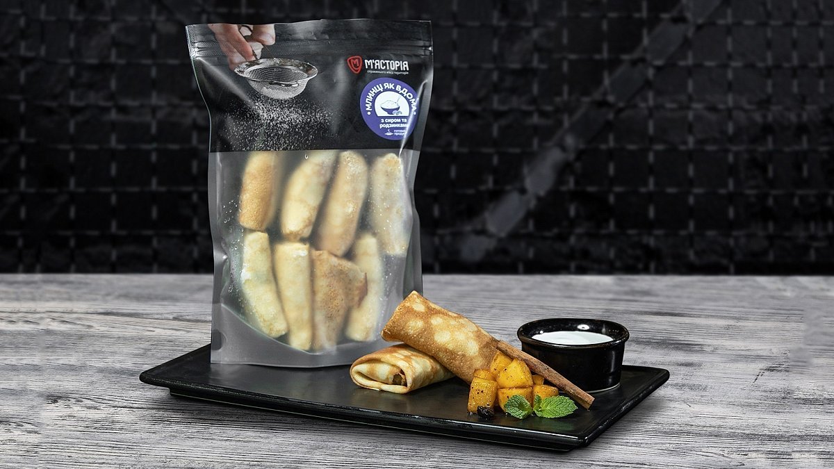 Млинці з сиром та родзинками (400 г) - М'ясторія