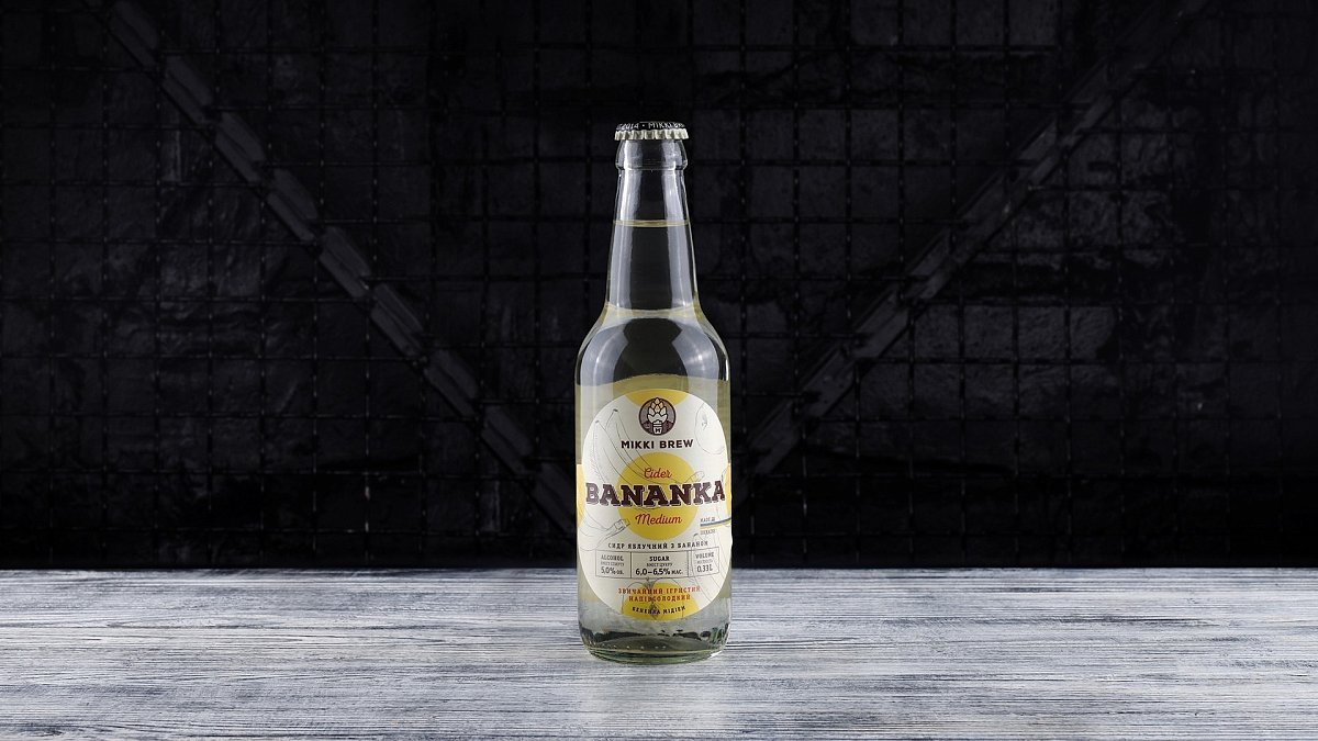 Сидр «Bananka» Волинський бровар 330 мл - М'ясторія