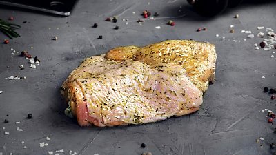 Бедро куриное в базиликовом маринаде - Мястория