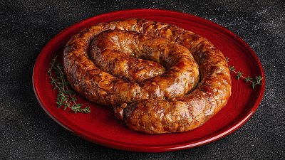 Домашня ковбаса зі свинини запечена - М'ясторія
