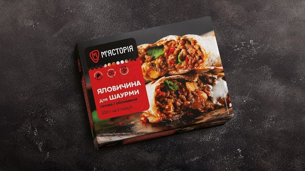 Говядина для шаурмы (330 г) - Мястория
