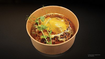 Крок-мадам де Бриош - Мястория