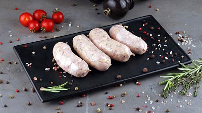 Колбаски с зернами горчицы, вареные - Мястория