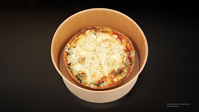 Киш с курицей, шпинатом и сыром - Мястория