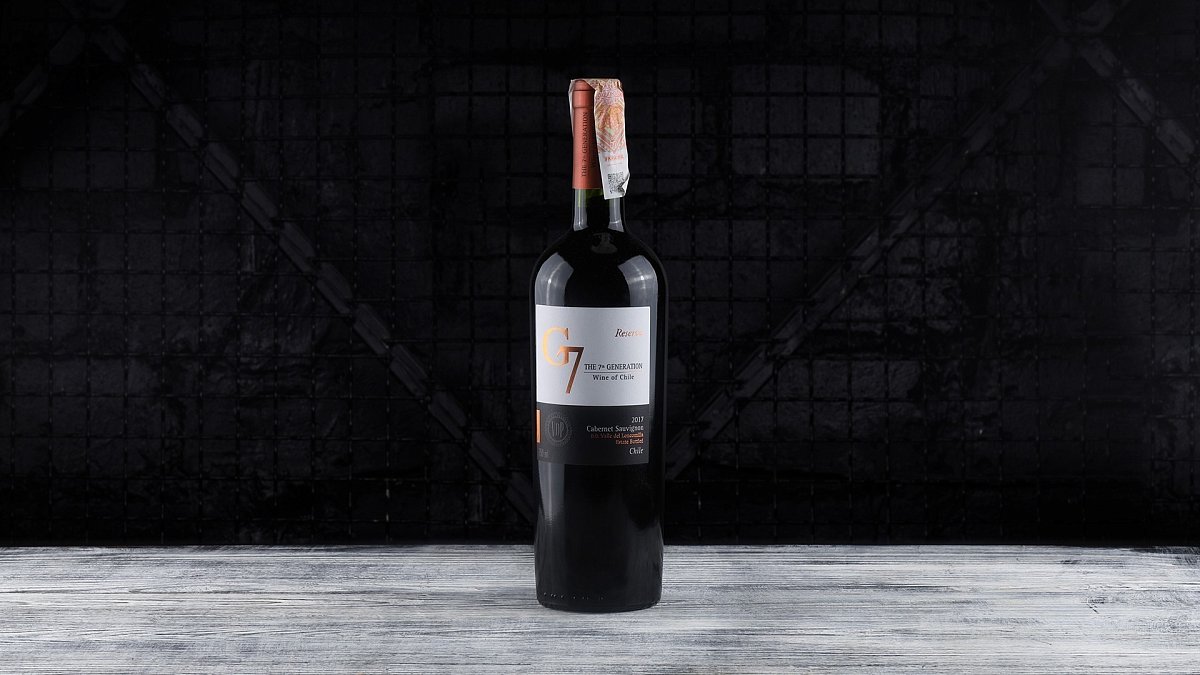 Вино сухе червоне G7 Reserva Cabernet Sauvignon 0,75 л - М'ясторія