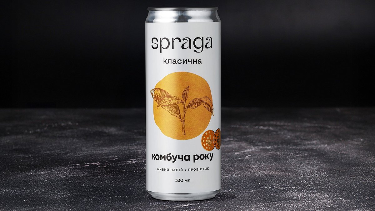 Комбуча Классическая SPRAGA 330 мл - Мястория