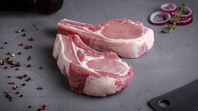 Стейк свиной из битка на кости - Мястория