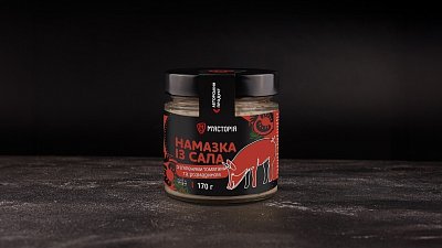 Намазка из сала с вялеными томатами и розмарином (170 г) - Мястория