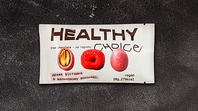 Драже фундук в малиновому шоколаді Healthy Choice 50 г - М'ясторія