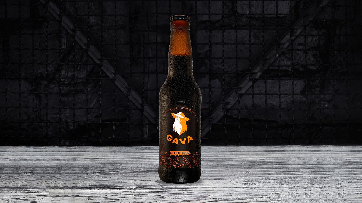 Пиво Stout Gava 330 мл - Мястория