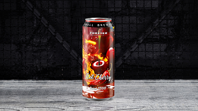 Пиво Forever Hot Cherry темне нефільтроване 6% 500 мл - М'ясторія
