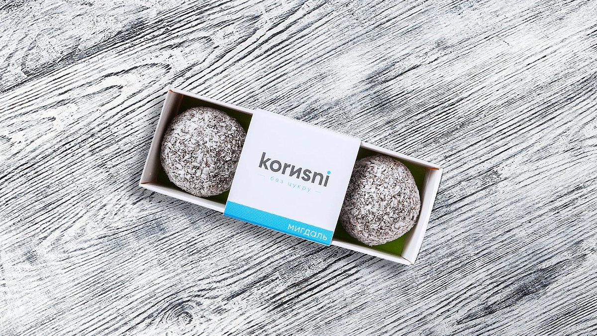 Конфеты Миндаль ТМ Корисні 55 г - Мястория