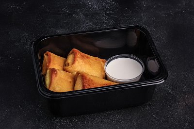 Млинці з куркою та грибами зі сметаною - Мястория