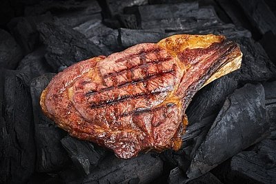 Стейк Рібай на кістці Dry-aged гриль - М'ясторія
