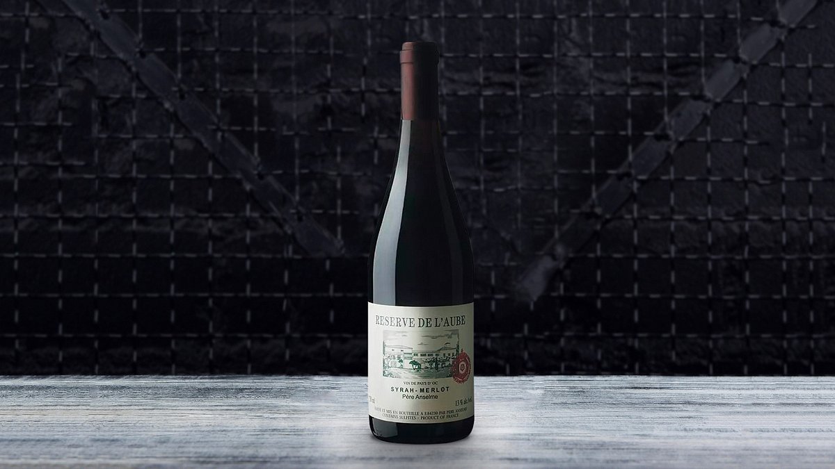 Вино Reserve de L´Aube Pere Anselme Syrah-Merlot красное сухое 0,75 л - Мястория