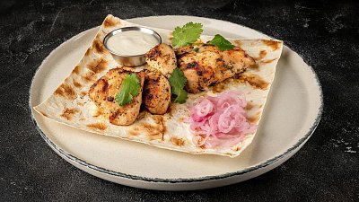 Шашлик з філе курки (200/80/40 г) - М'ясторія