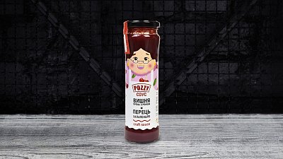 Соус «Вишня с ромом и перцем халапеньо» Pozzy 230 г - Мястория
