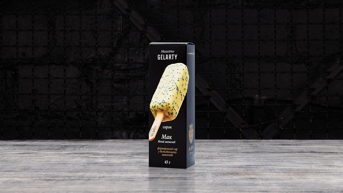 Сырок Gelarty Мак в белом шоколаде - Мястория