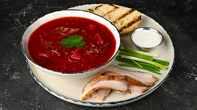 Борщ с томленой шеей (350/108 г) - Мястория