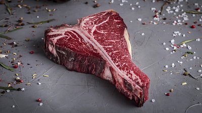 Стейк Тибоун Dry-aged beef - Мястория