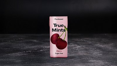 Конфеты освежающие мятные со вкусом вишни True Mints 13 г - Мястория