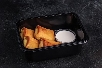 Млинці з сиром та родзинками - Мястория