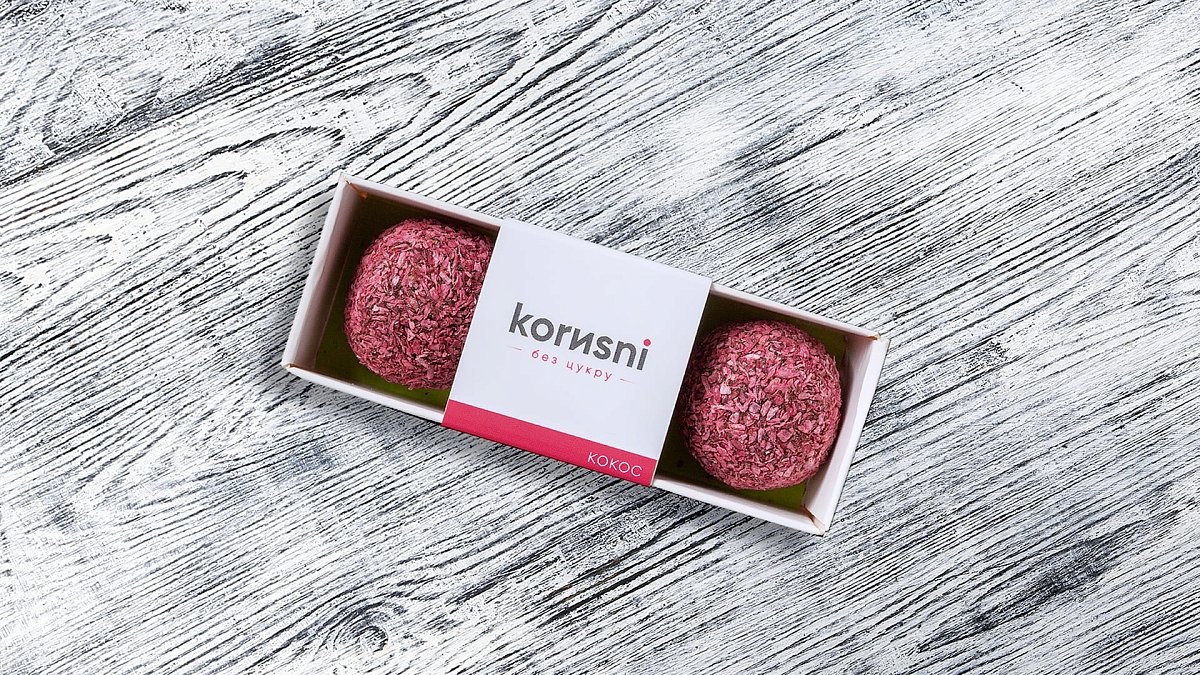 Конфеты Кокос ТМ Корисні 55 г - Мястория